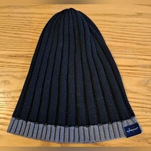 Vintage Y2K Kangol Grey & Black Unisex Winter Warm Cotton Comfy Beanie Hat Cap